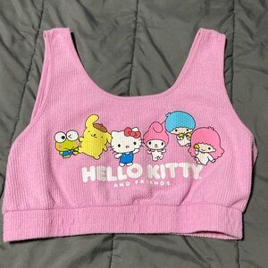 Pink Hello Kitty Tank Crop Top